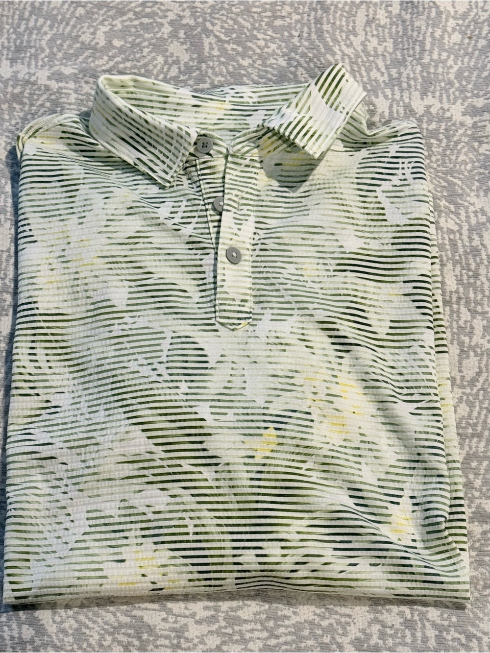 Tommy Bahama /// Men’s Costa Wave Seersipper Islandzone Polo - Size Medium - Picture 3 of 5